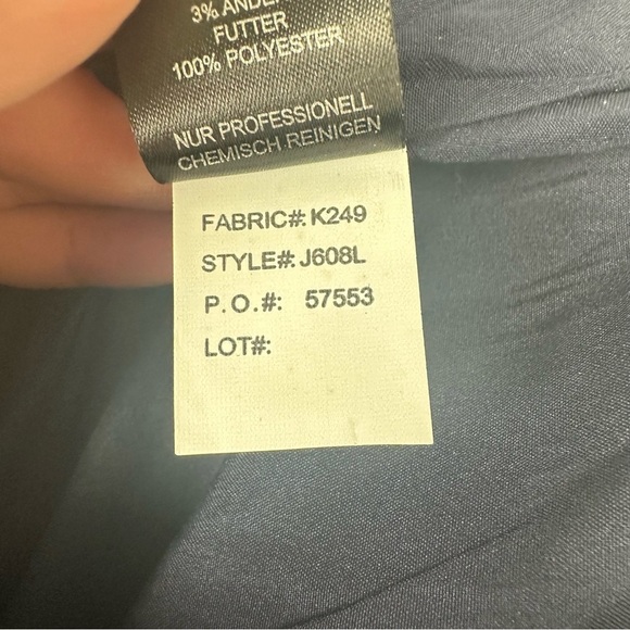 Dalia Collection Skirt Size 12 Blue Wool Blend Asymmetrical Aztec Western Rodeo - Picture 12 of 12